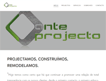 Tablet Screenshot of anteprojecto.pt